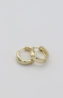 Gold renk kalın halka küpe (15mm)