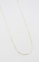 Gold renk ince boru italyan zincir kolye
