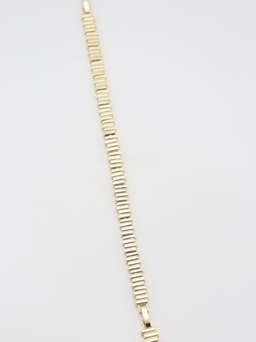 Gold renk tırtıklı bileklik