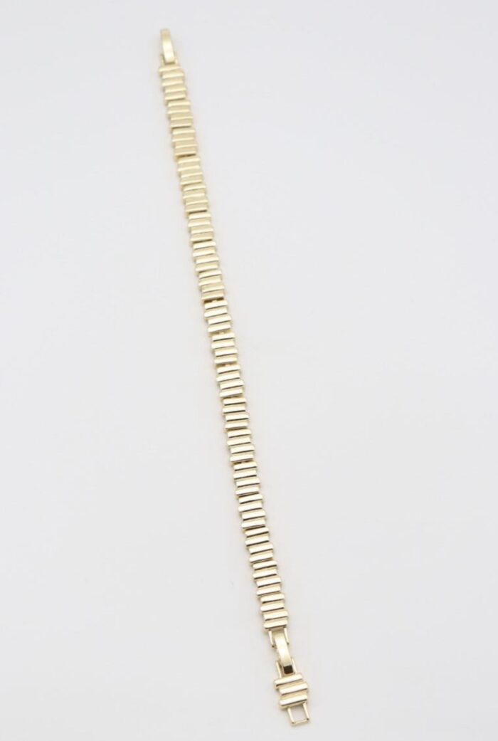 Gold renk tırtıklı bileklik