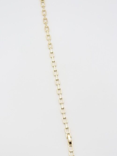 Gold renk düz plaka bileklik