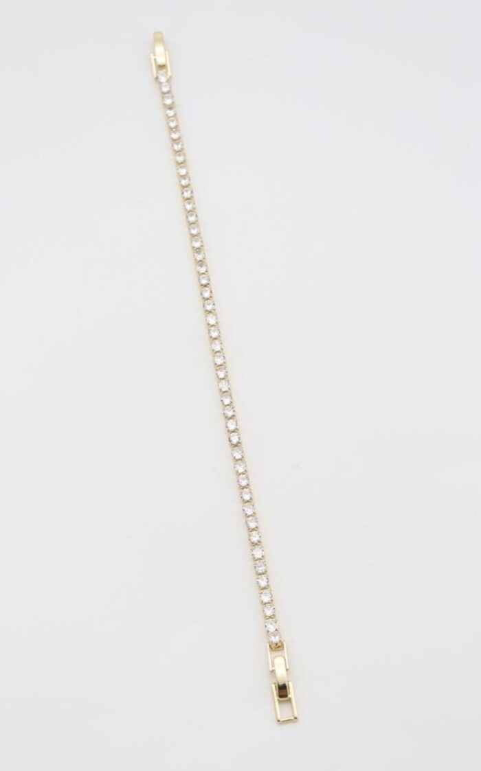 Gold renk su yolu bileklik