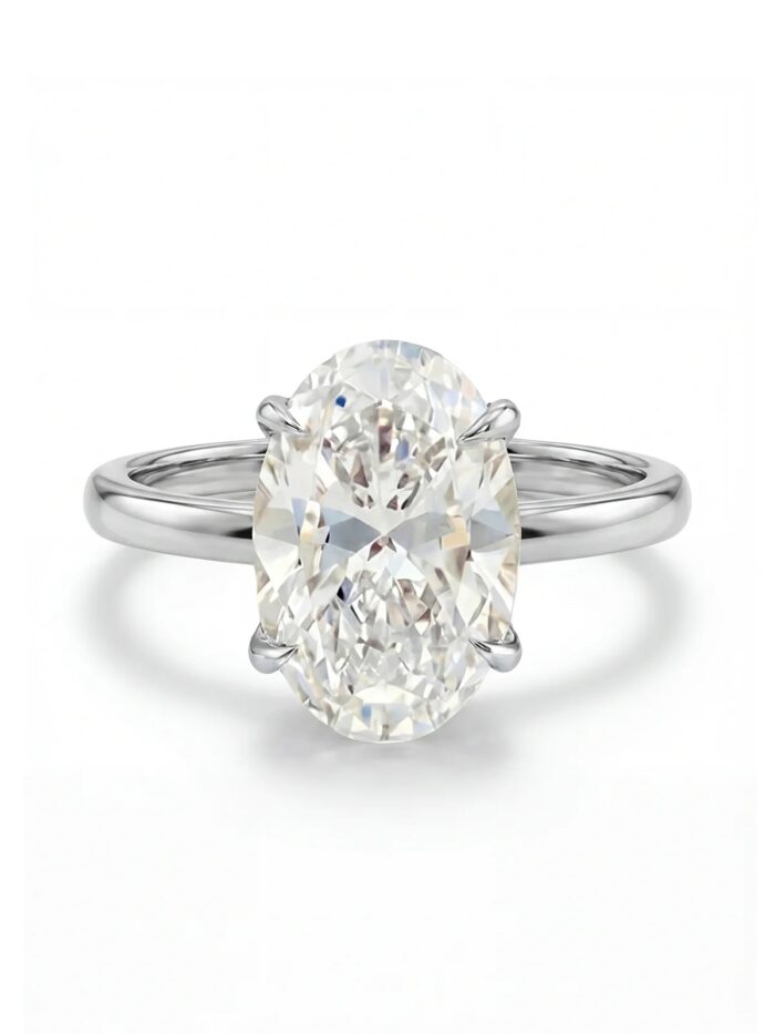 3.2CT | Oval Kesim Yüzük
925 Gümüş
Pırlanta montür ve işçiliğiyle üretilmiştir