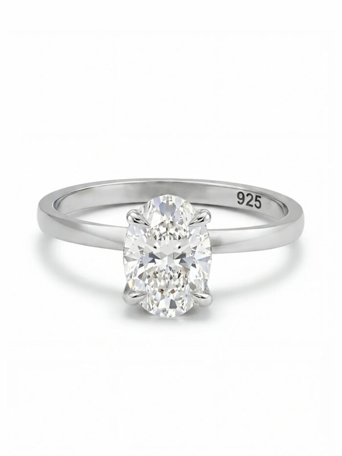 1.2CT | Oval Kesim Yüzük
925 Gümüş
Pırlanta montür ve işçiliğiyle üretilmiştir