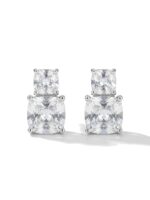 Silver renk taşlı küpe