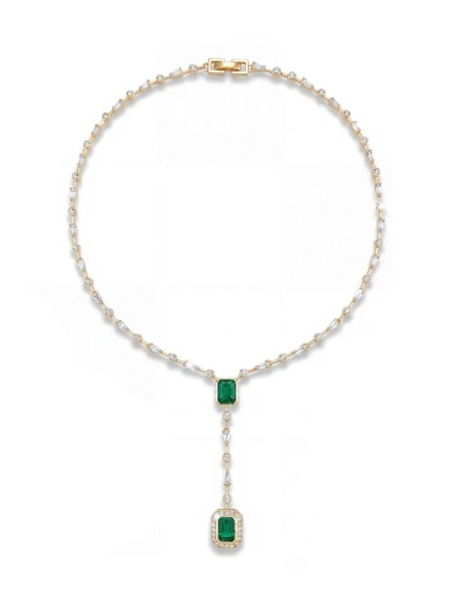 Gold renk baget kolye