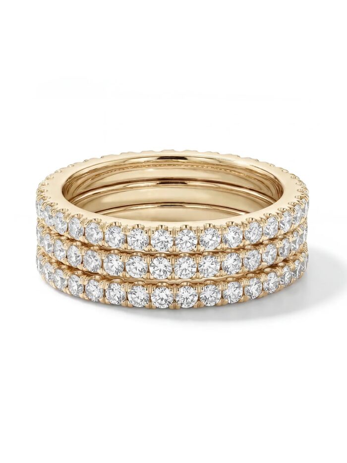 Üçlü Tamtur Yüzük | Gold