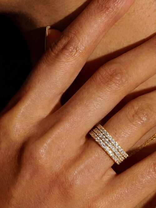 Üçlü Tamtur Yüzük | Gold