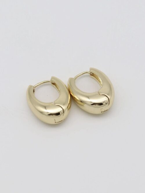 Gold renk kapsül küpe (20mm)