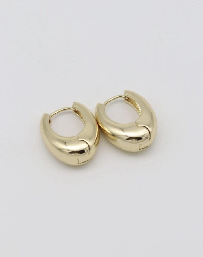 Gold renk kapsül küpe (20mm)