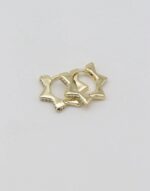Gold renk yıldız küpe (15mm)