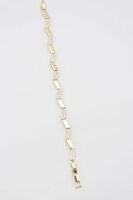 Gold renk zigzaglı bileklik