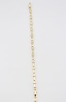 Gold renk taş detaylı kare bileklik