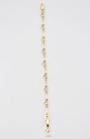 Gold renk taşlı yıldız bileklik