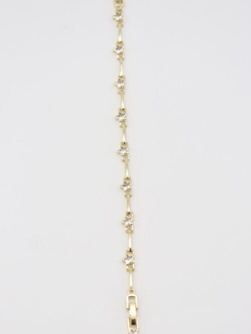 Gold renk taşlı yıldız bileklik