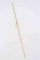 Gold renk yıldız sallantılı bileklik