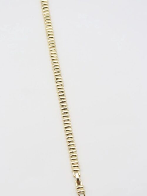 Gold renk tırtıklı bileklik