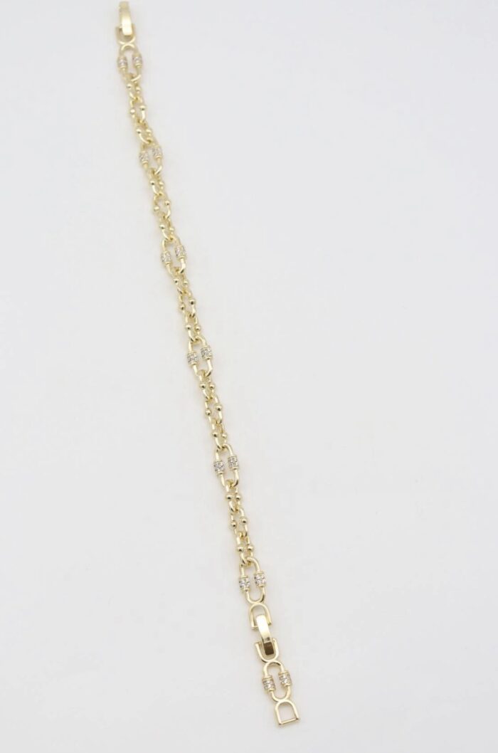 Gold renk taş detaylı bileklik