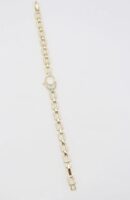 Gold renk ortası klips detaylı bileklik