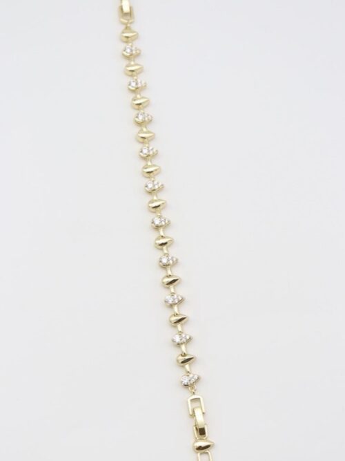 Gold renk damla detaylı bileklik