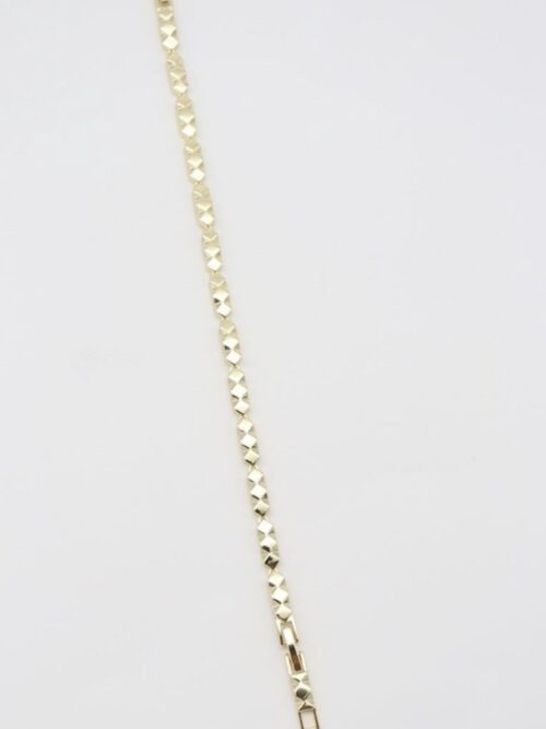 Gold renk petek plaka bileklik