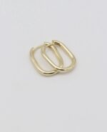 Gold renk geniş u küpe (25mm)