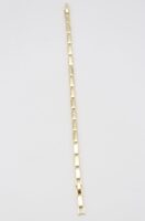 Gold renk düz plaka bileklik