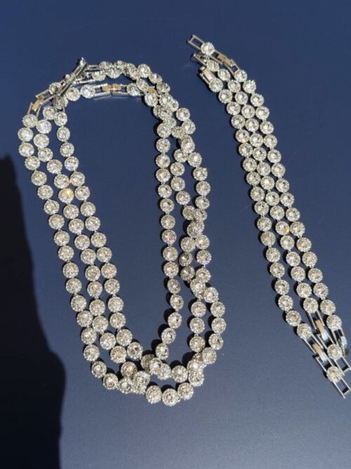 Swarovski model taşlı kolye