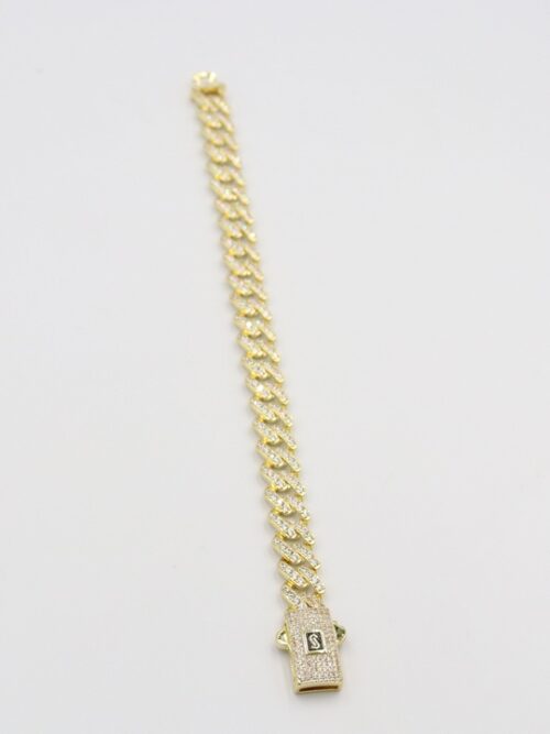 Gold renk taşlı gurmet bileklik