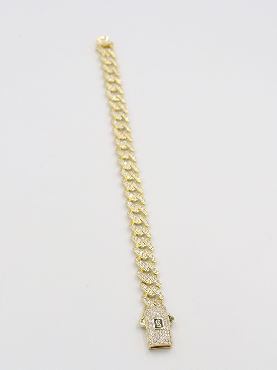 Gold renk taşlı gurmet bileklik