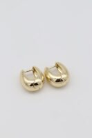 Gold renk kapsül küpe (17mm)