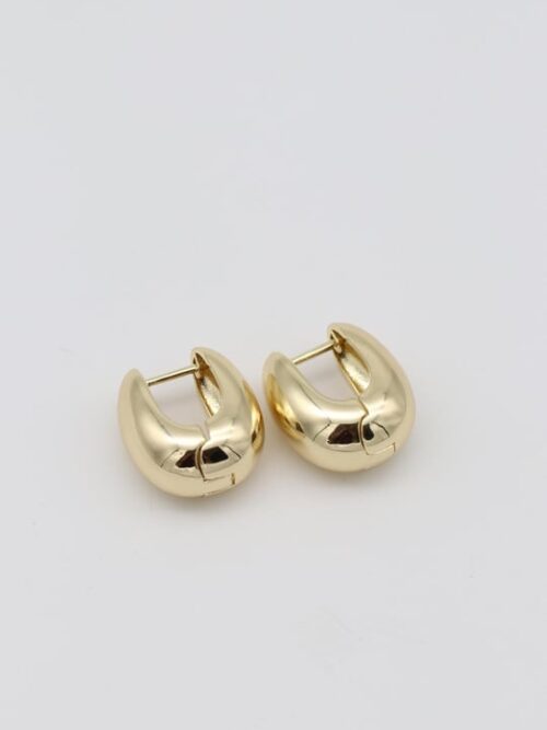 Gold renk kapsül küpe (17mm)