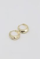 Gold renk bombeli halka küpe (17mm)