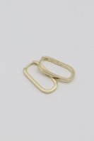 Gold renk ince u küpe (25mm)