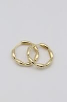 Gold renk halka küpe (22mm)
