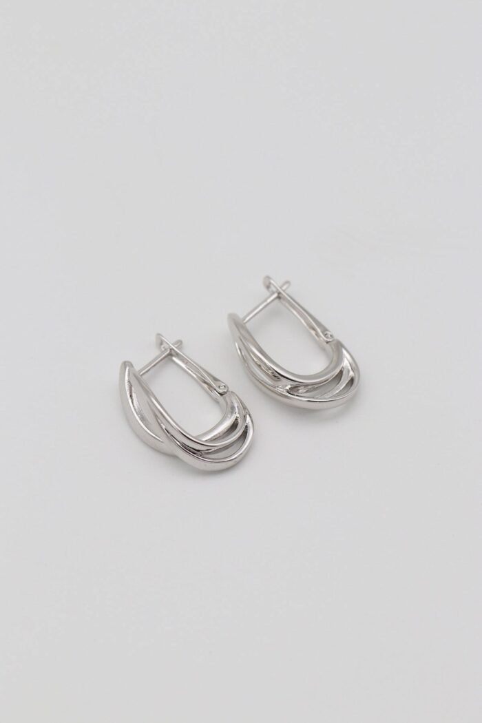 Silver renk u küpe (20mm)