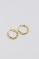 Gold renk dorika halka küpe (22mm)