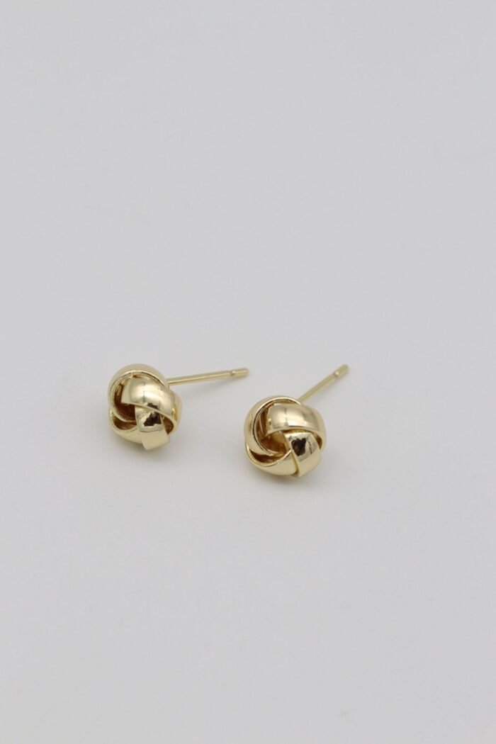 Gold renk mini top küpe (7mm)
