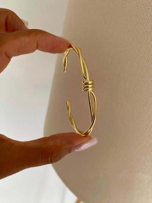 Gold renk düğüm bileklik