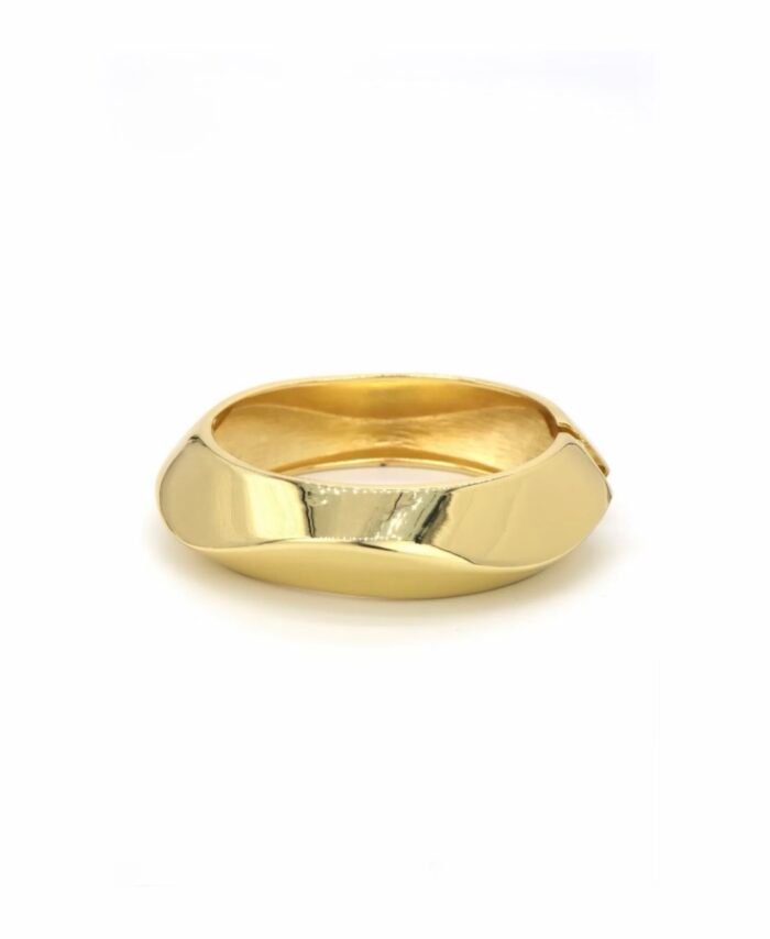 Gold renk kalın kelepçe bileklik