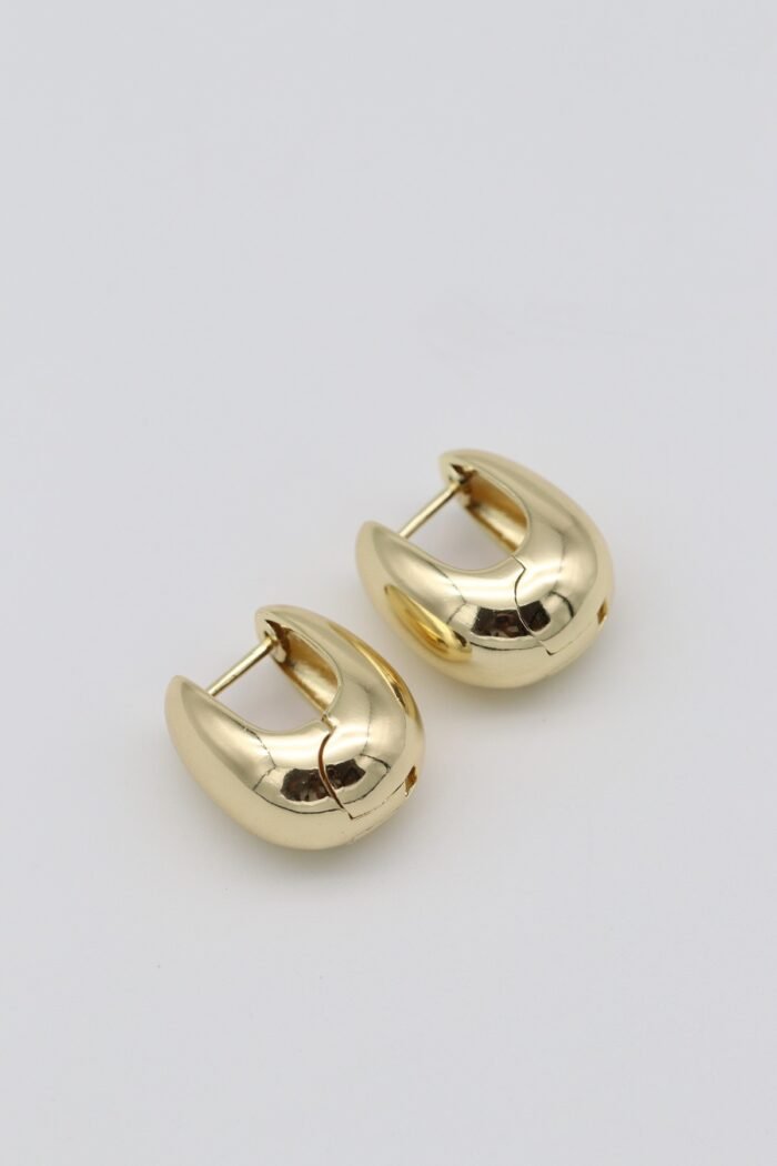 Gold renk kapsül küpe (15mm)