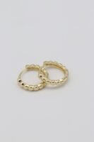 Gold renk top top halka küpe (15mm)