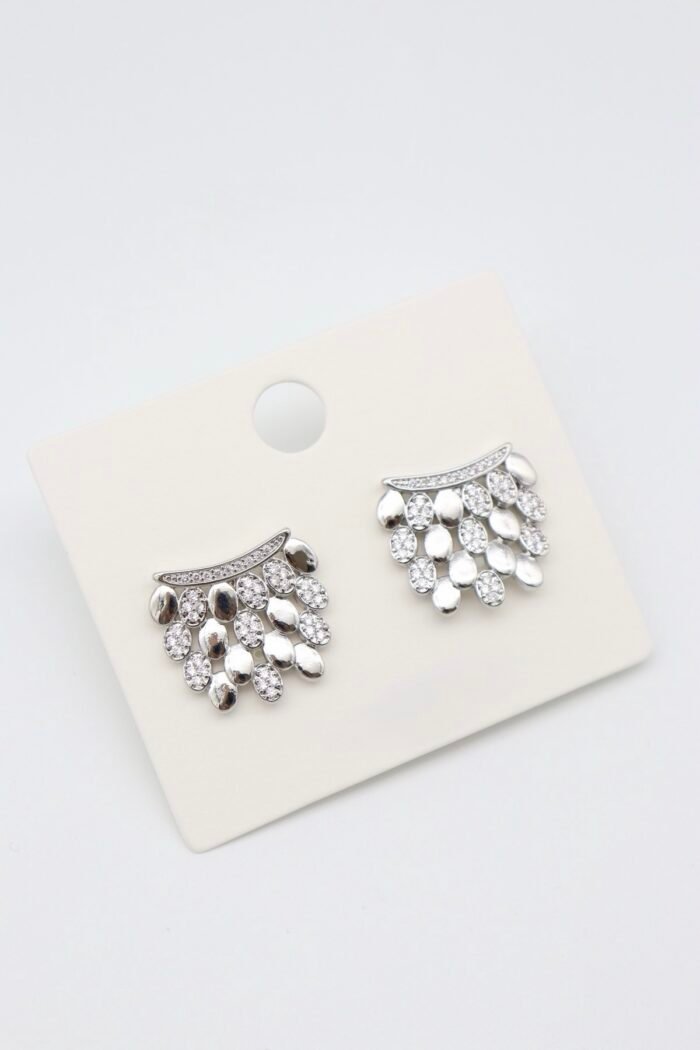 Silver tasarım küpe (18mm)