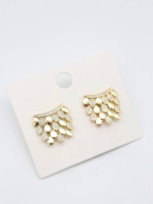 Gold tasarım küpe (18mm)