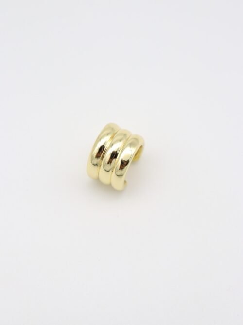 Gold renk 3 dilim earcuff küpe